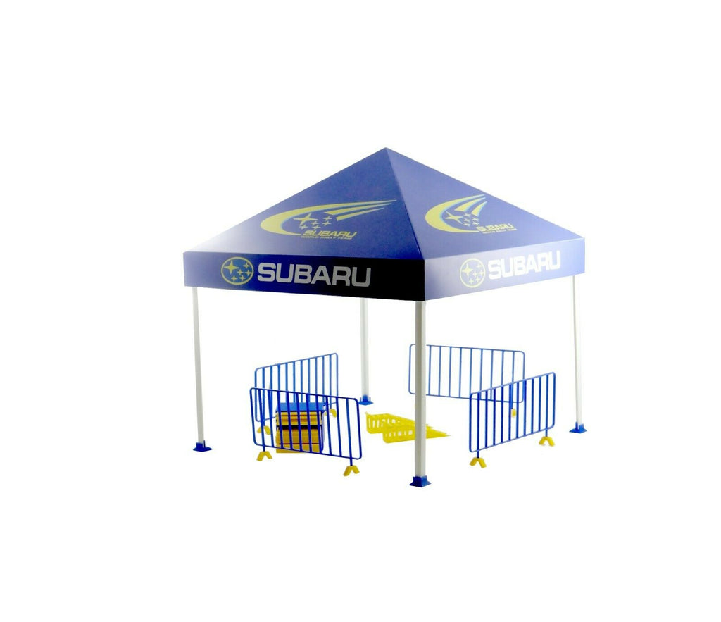 rally tent Diorama Model Kit Rally Tent in Scale 1:18 Sport Car Display for Die Cast Models
