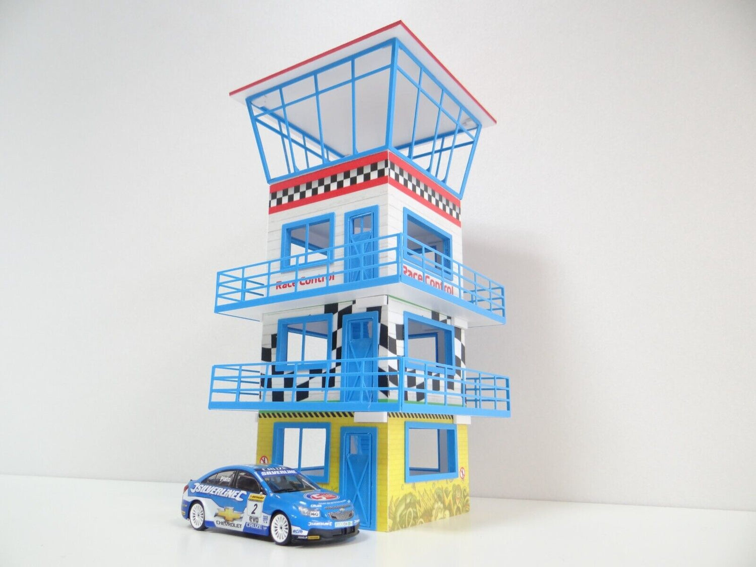 1:43 motorsport track control tower model
