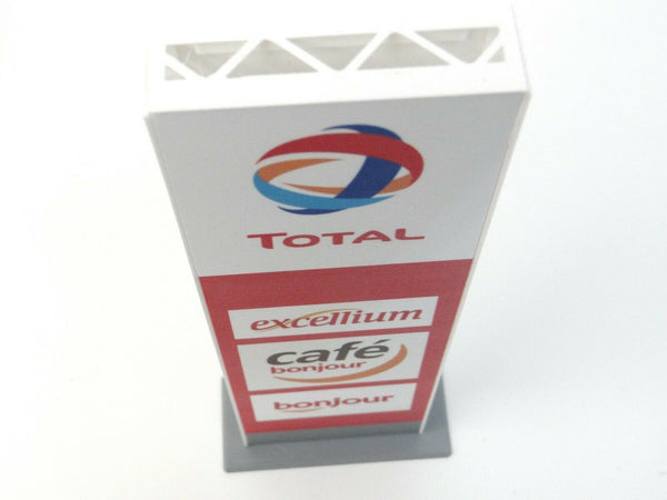 Scale 1:43 Gas station sign Diorama decoration Petrol station commercial sign