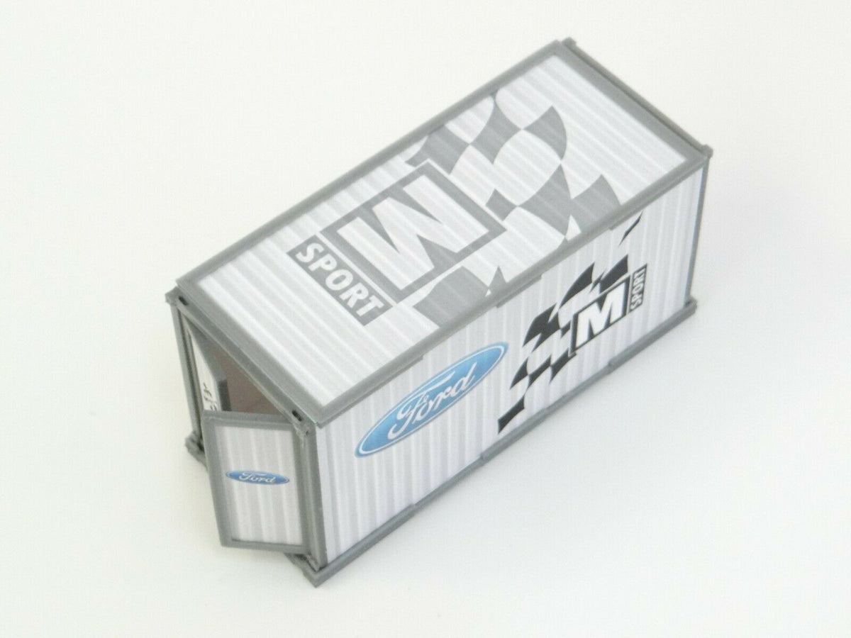 Race Track Diorama Parts 20 ft Container Rally Sponsor Team Display ...