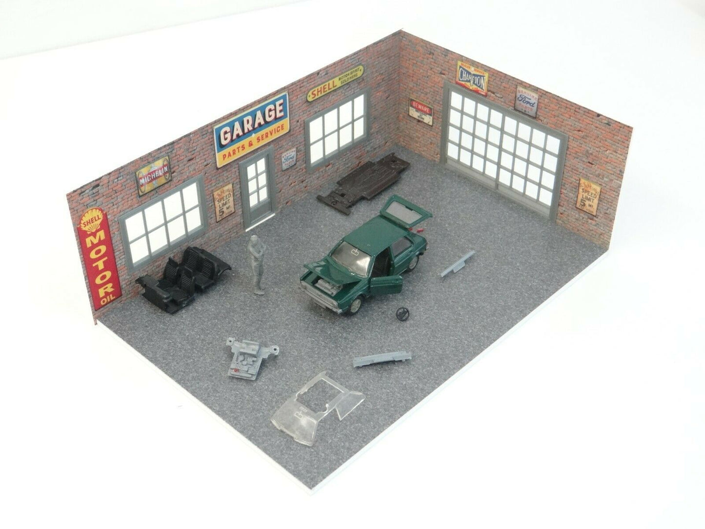 Diorama Garage 1:43