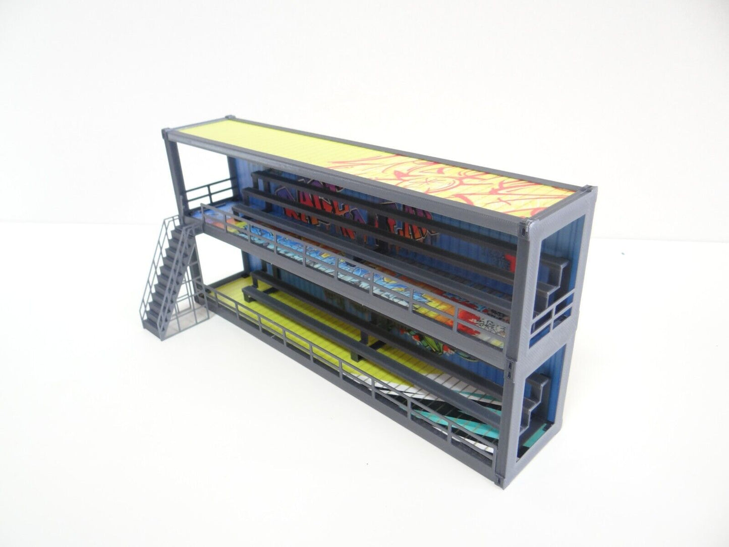 Diorama container tribune Scale 1:43 Grandstand Racetrack decoration PVC