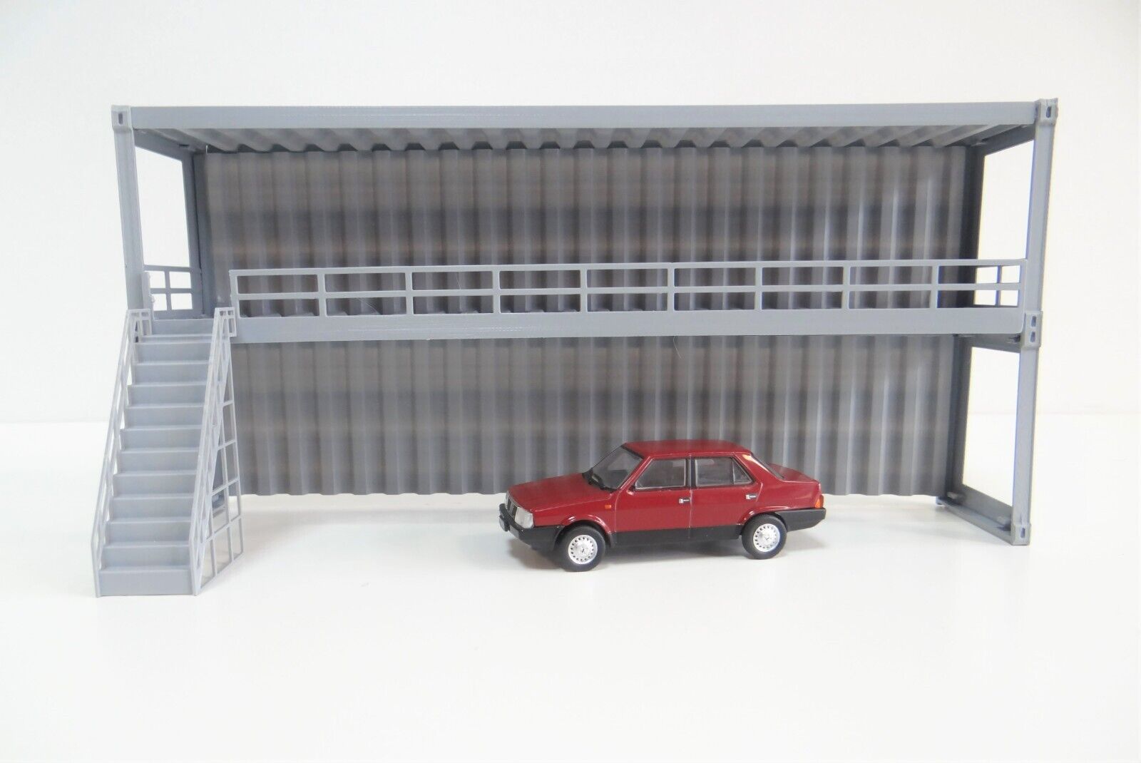 Scale 1:43 Diorama Container Tribune Diorama Parts Auto Garage
